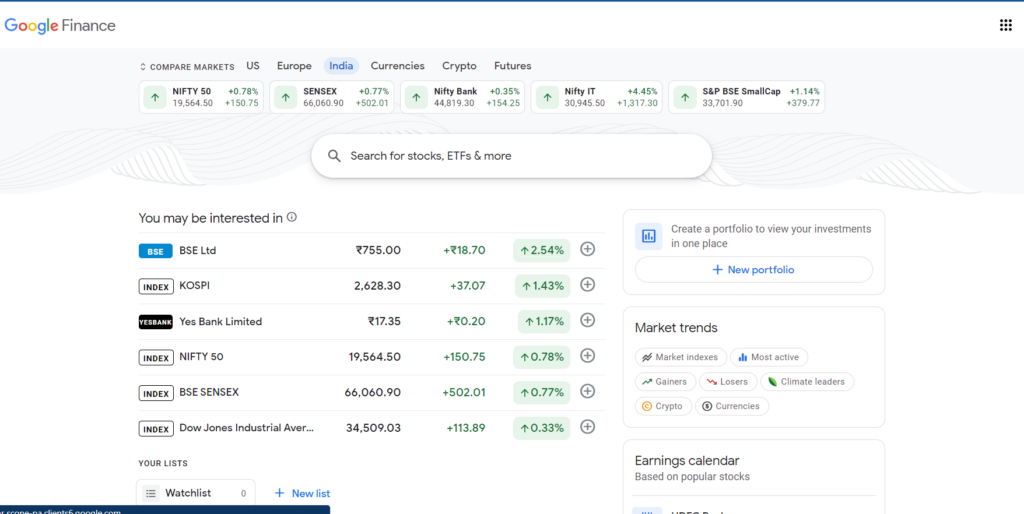 google finance